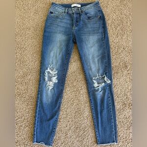 KanCan Women's Ripped Skinny Jeans